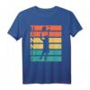 Retro Vintage Tennis Geschenk für Tennisspieler - Vintage Design mit Silhouette, perfekt für Geburtstag und Weihnachten der 70er & 80er Jahre Fans