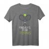 Freitags für Tennis Parodie T-Shirt – Umweltbewusstes Tennis Motiv für Turniere, Geburtstag & Weihnachten