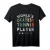 Lustiges Worlds Okayest Tennis Player T-Shirt – Perfekt für Tennisfans und Hobbyspieler mit Humor