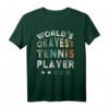 Lustiges Worlds Okayest Tennis Player T-Shirt – Perfekt für Tennisfans und Hobbyspieler mit Humor