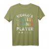 Lustiges Worlds Okayest Tennis Player T-Shirt – Perfekt für Tennisfans und Hobbyspieler mit Humor