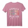 Lustiges Worlds Okayest Tennis Player T-Shirt – Perfekt für Tennisfans und Hobbyspieler mit Humor