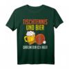Ping-Pong Tischtennis & Bier Witziges Party Geschenk T-Shirt – Lustiges Sport- und Bierliebhaber-Shirt für Vereins- und Feierabendspiele