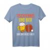Ping-Pong Tischtennis & Bier Witziges Party Geschenk T-Shirt – Lustiges Sport- und Bierliebhaber-Shirt für Vereins- und Feierabendspiele