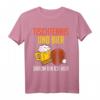Ping-Pong Tischtennis & Bier Witziges Party Geschenk T-Shirt – Lustiges Sport- und Bierliebhaber-Shirt für Vereins- und Feierabendspiele