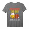 Ping-Pong Tischtennis & Bier Witziges Party Geschenk T-Shirt – Lustiges Sport- und Bierliebhaber-Shirt für Vereins- und Feierabendspiele