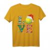 Funny Kid Boy Love Tennis Christmas Ball Santa Hat T-Shirt - Lustiges Weihnachtsgeschenk für Tennisfans aller Altersgruppen