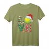 Funny Kid Boy Love Tennis Christmas Ball Santa Hat T-Shirt - Lustiges Weihnachtsgeschenk für Tennisfans aller Altersgruppen
