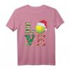 Funny Kid Boy Love Tennis Christmas Ball Santa Hat T-Shirt - Lustiges Weihnachtsgeschenk für Tennisfans aller Altersgruppen