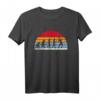 Tennis Evolution Tennisspieler beim Aufschlag Retro Tennis T-Shirt - Vintage Geschenk für Tennisfans und Sportliebhaber im Tennisverein
