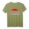 Tennis Evolution Tennisspieler beim Aufschlag Retro Tennis T-Shirt - Vintage Geschenk für Tennisfans und Sportliebhaber im Tennisverein