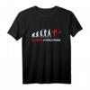 Tennisspieler Evolution Tennis Geschenk für Tennisfans und Hobbyspieler - Lustiges T-Shirt für Damen, Herren und Kinder