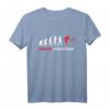 Tennisspieler Evolution Tennis Geschenk für Tennisfans und Hobbyspieler - Lustiges T-Shirt für Damen, Herren und Kinder