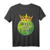 Lustiges Tennis Damen T-Shirt - Queen of the Court, Witzige Geschenkidee für Tennisspielerinnen & Turnier-Outfit