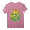 Lustiges Tennis Damen T-Shirt - Queen of the Court, Witzige Geschenkidee für Tennisspielerinnen & Turnier-Outfit