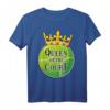 Lustiges Tennis Damen T-Shirt - Queen of the Court, Witzige Geschenkidee für Tennisspielerinnen & Turnier-Outfit