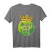 Lustiges Tennis Damen T-Shirt - Queen of the Court, Witzige Geschenkidee für Tennisspielerinnen & Turnier-Outfit