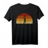 Vintage Sonne Tennis Geschenk für Tennisspieler - Retro T-Shirt im Distressed Look, perfekt für Geburtstag oder Weihnachten