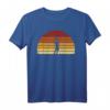 Vintage Sonne Tennis Geschenk für Tennisspieler - Retro T-Shirt im Distressed Look, perfekt für Geburtstag oder Weihnachten