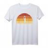 Vintage Sonne Tennis Geschenk für Tennisspieler - Retro T-Shirt im Distressed Look, perfekt für Geburtstag oder Weihnachten