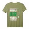 Herren Unterschätze niemals den Mann mit Tennisschläger - Lustiges Tennis T-Shirt für Trainer, Großväter & Tennisfans