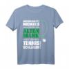 Herren Unterschätze niemals den Mann mit Tennisschläger - Lustiges Tennis T-Shirt für Trainer, Großväter & Tennisfans