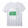 Herren Unterschätze niemals den Mann mit Tennisschläger - Lustiges Tennis T-Shirt für Trainer, Großväter & Tennisfans