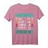 Eat Sleep Tennis Repeat T-Shirt – Lustiges Tennismotiv für Damen, Herren & Kinder, perfekt für Turniere, Training & Tennisvereine