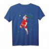 Lustiges Tennis Weihnachtsmann T-Shirt – Perfektes Weihnachtsgeschenk für Tennisspieler und Fans mit Tennisschläger-Design