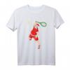 Lustiges Tennis Weihnachtsmann T-Shirt – Perfektes Weihnachtsgeschenk für Tennisspieler und Fans mit Tennisschläger-Design