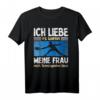 Liebe wenn meine Frau mich Tennisspielen lässt Tennis T-Shirt – Humorvolles Geschenk für Tennisspieler zum Geburtstag oder Vereinsfest