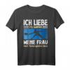 Liebe wenn meine Frau mich Tennisspielen lässt Tennis T-Shirt – Humorvolles Geschenk für Tennisspieler zum Geburtstag oder Vereinsfest