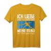 Liebe wenn meine Frau mich Tennisspielen lässt Tennis T-Shirt – Humorvolles Geschenk für Tennisspieler zum Geburtstag oder Vereinsfest