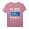 Liebe wenn meine Frau mich Tennisspielen lässt Tennis T-Shirt – Humorvolles Geschenk für Tennisspieler zum Geburtstag oder Vereinsfest