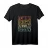 Eat Sleep Tennis Repeat T-Shirt – Lustiges Tennisspieler Geschenk für Männer, Frauen & Kinder, ideal für Geburtstag, Weihnachten & Team Kostüm