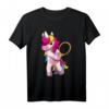 Tennisschläger Tennisspieler Einhorn Geschenk Tennis T-Shirt für Mädchen – Lustiges Tennisoutfit für Geburtstag, Weihnachten & Tennisplatz