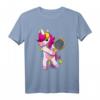 Tennisschläger Tennisspieler Einhorn Geschenk Tennis T-Shirt für Mädchen – Lustiges Tennisoutfit für Geburtstag, Weihnachten & Tennisplatz