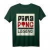 Ping Pong Legend Tischtennis Team T-Shirt - Lustiges Hobbyshirt für Spieler und Fans, perfekt für Mannschaften und Einzelspieler