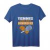 Lustiges Tennis und Bier T-Shirt – Witziges Tennisspieler Motiv als Geschenk für Tennisfans und Sportliebhaber