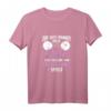 Frau Zeigt Tischtennis Tischtennisspielerin Ping Pong T-Shirt - Lustiges Geschenk für Damen beim Turnier