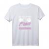 Frau Zeigt Tischtennis Tischtennisspielerin Ping Pong T-Shirt - Lustiges Geschenk für Damen beim Turnier