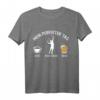 Lustiges Tennis Fan T-Shirt mit Spruch 'Mein perfekter Tag' – Perfektes Geschenk für Tennisliebhaber, Spieler und Fans