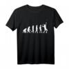 Die Evolution von Tennis T-Shirt – Lustiges Sportliches Motiv für Damen, Herren & Kinder, perfekt für Turniere, Hobby und Tennisverein