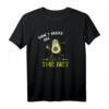 Lustiges Tennis T-Shirt mit Avocado - Don't Make Me Come To The Net, Perfekt als Geschenk für Tennisspieler, Trainer & Sportliebhaber
