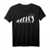 Tennis Evolution Tennisspieler T-Shirt - Klassisch geschnitten mit doppeltem Saum, perfekt für Sport & Freizeit