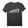 Tennis Evolution Tennisspieler T-Shirt - Klassisch geschnitten mit doppeltem Saum, perfekt für Sport & Freizeit