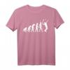 Tennis Evolution Tennisspieler T-Shirt - Klassisch geschnitten mit doppeltem Saum, perfekt für Sport & Freizeit