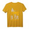 Tennis und Bier Darum Bin Ich Hier T-Shirt – Lustiges Tennis Spruchshirt für Tennisspieler, Trainer & Mannschaften