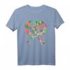 Padel Spieler Mädchen Paddel Padel-Tennis T-Shirt mit Blumen-Design – Perfekt für Padelspielerinnen & Padel-Sportfans