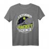 Tennisspieler T-Shirt für Herren mit Tennis Schläger - Geschenkidee für Tennisverein, Club & Sportbegeisterte